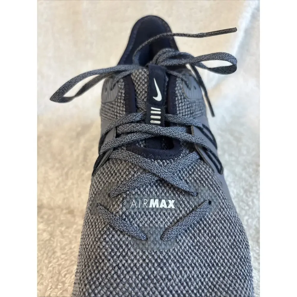 Nike Air Max Running Shoes Sneakers Navy Men’s Size 12 Preowned No Size‎ Tag